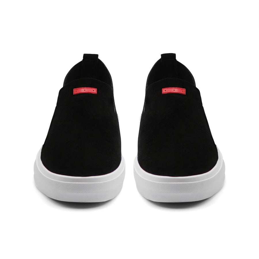 Glover / Black Pig Suede / White