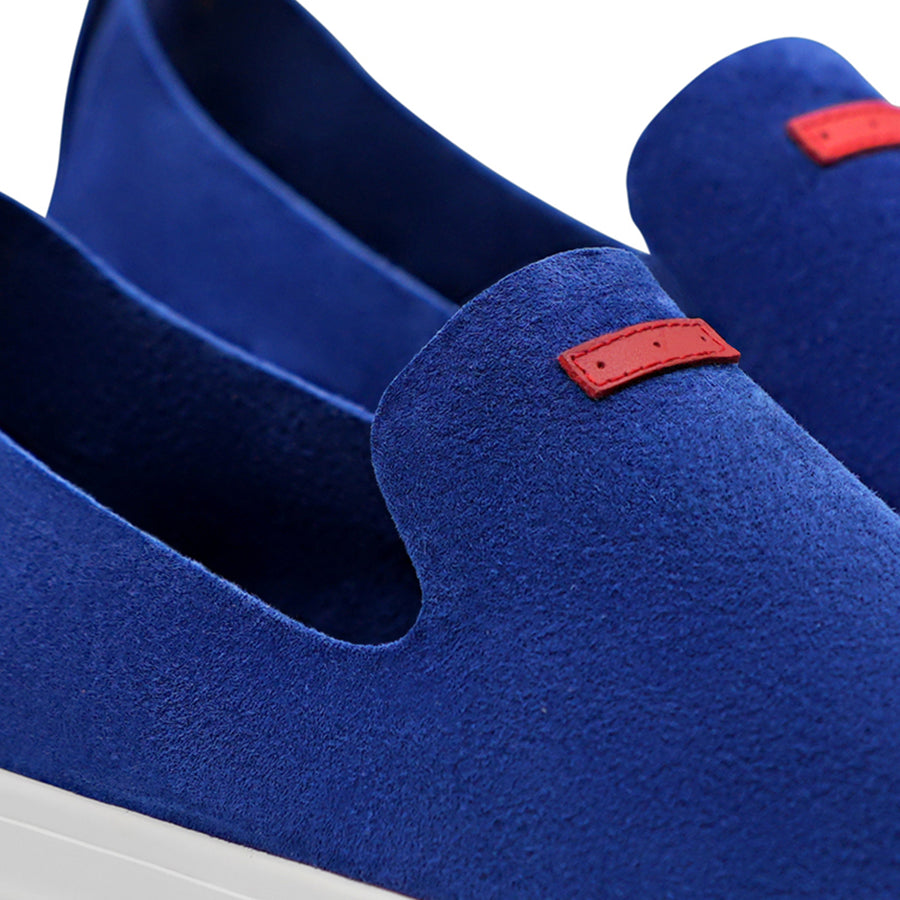 Glover / Navy Pig Suede / White