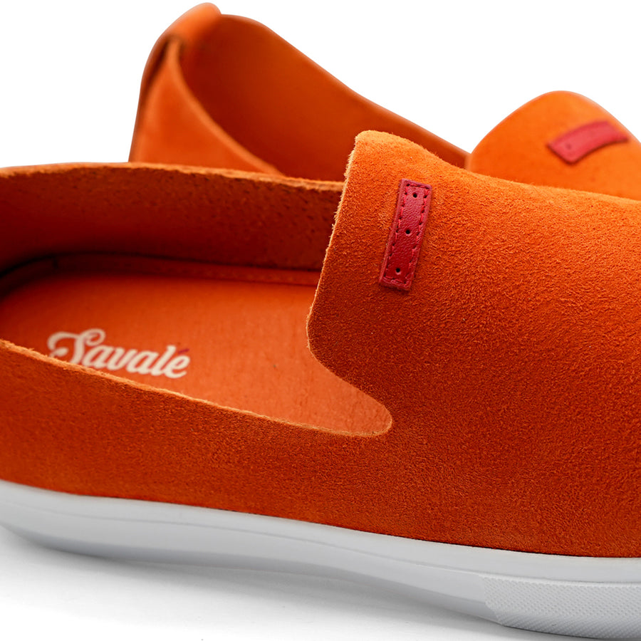 Glover / Orange Pig Suede / White