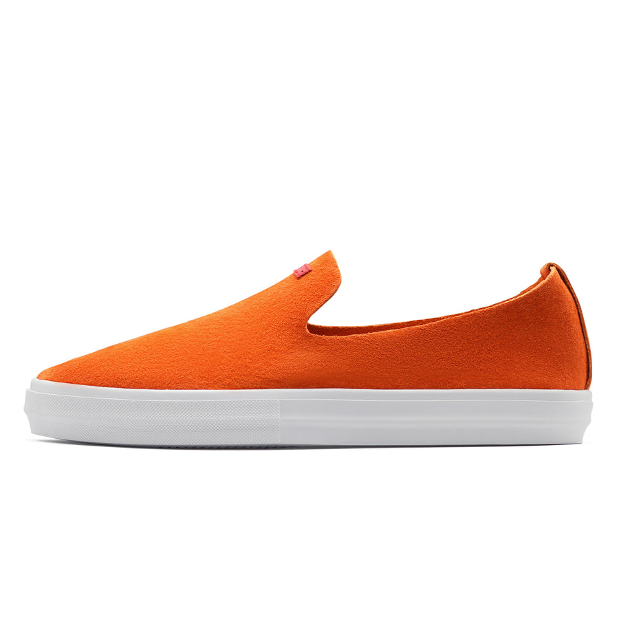 Glover / Orange Pig Suede / White