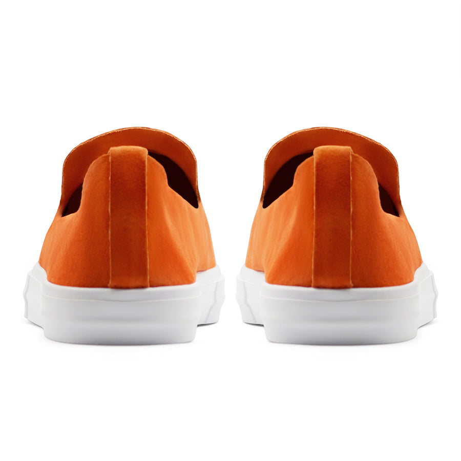 Glover / Orange Pig Suede / White