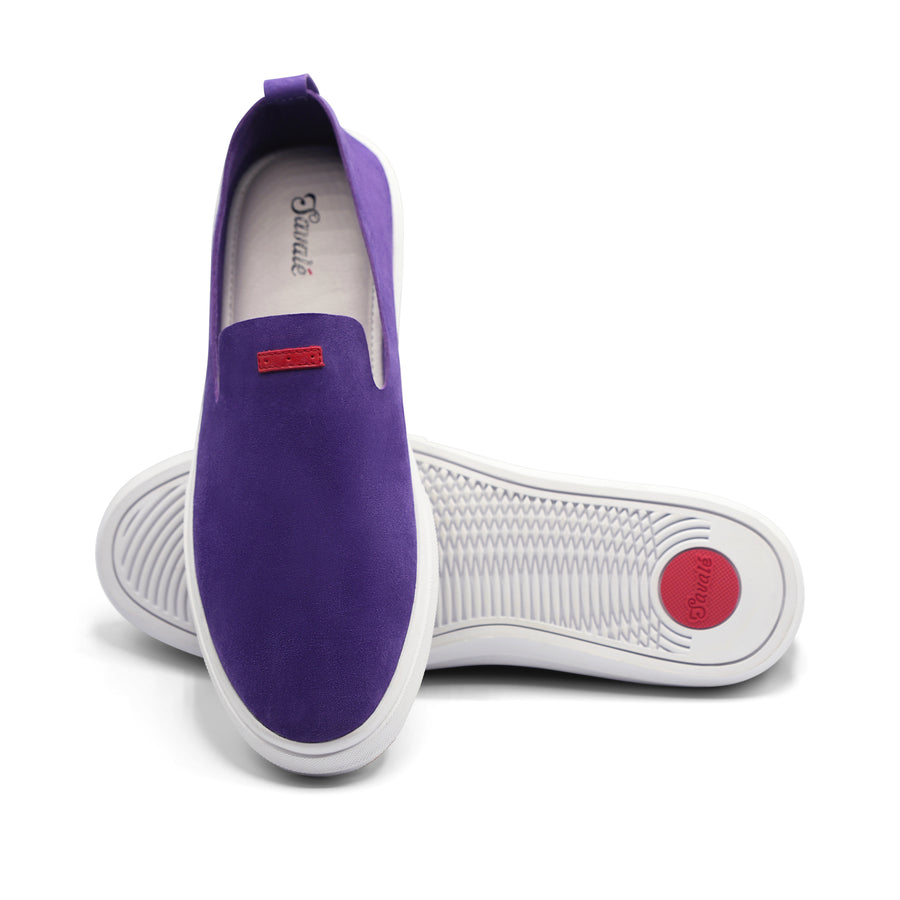 Glover / Purple Pig Suede / White