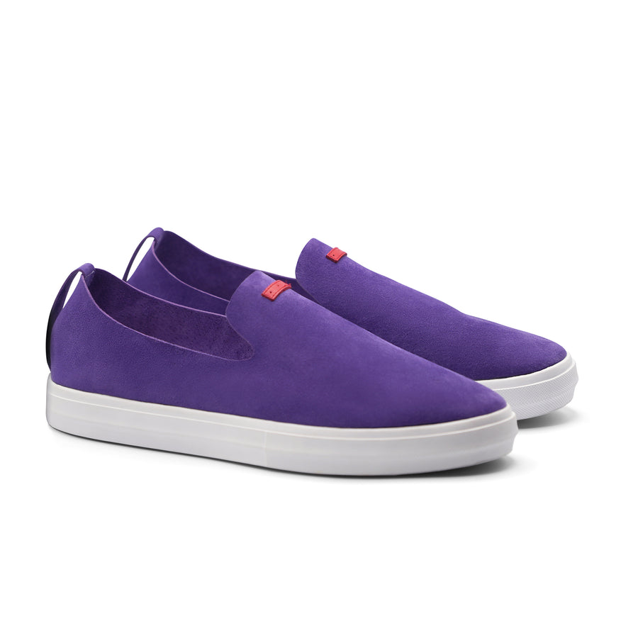 Glover / Purple Pig Suede / White